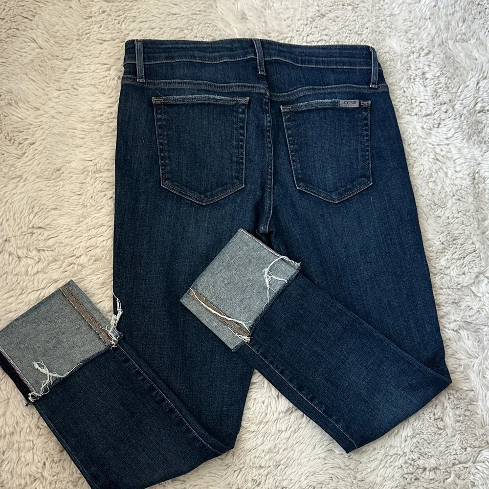 Joe's Jeans Dark Blue Ankle Cropped Denim